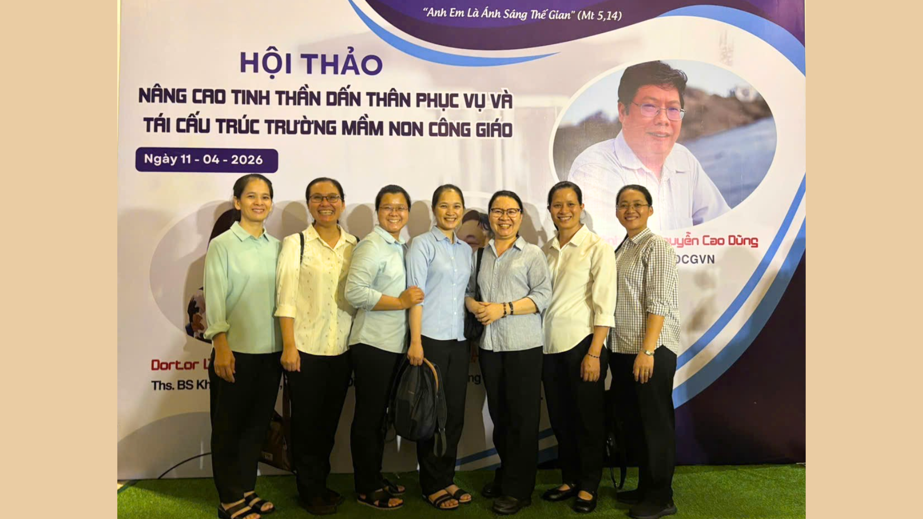 Hội thảo: Nâng cao tinh thần dấn thân phục vụ và tái cấu trúc trường mầm non Công giáo